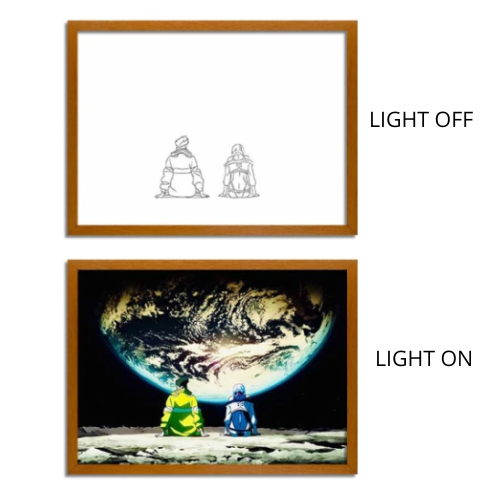 Cyberpunk Edgerunners Anime LED Lamp - Neon Room Decor Light with Holographic Effect, Night Lamp for Gaming Bedroom 