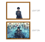 Attack on Titan Anime Light Box – LED Light Painting Photo Frame & Anime Merch Wall Art