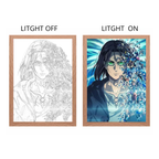 Attack on Titan Anime Light Box – LED Light Painting Photo Frame & Anime Merch Wall Art