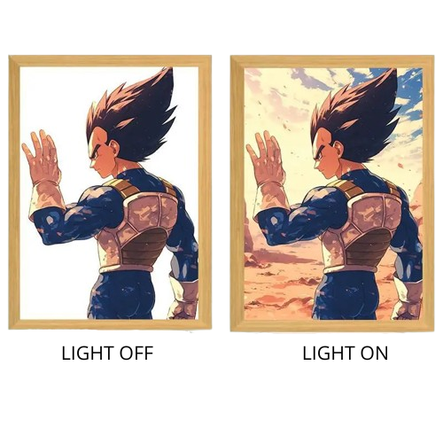 Dragon Ball Acrylic Light Painting with USB and Creative Frame for Christmas and New Year Gifts 