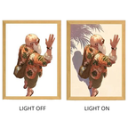 Dragon Ball Acrylic Light Painting with USB and Creative Frame for Christmas and New Year Gifts 