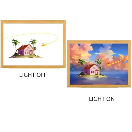 Dragon Ball Acrylic Light Painting with USB and Creative Frame for Christmas and New Year Gifts 