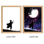 Demon Slayer Anime Light Box – LED Light Painting Photo Frame & Wall Art