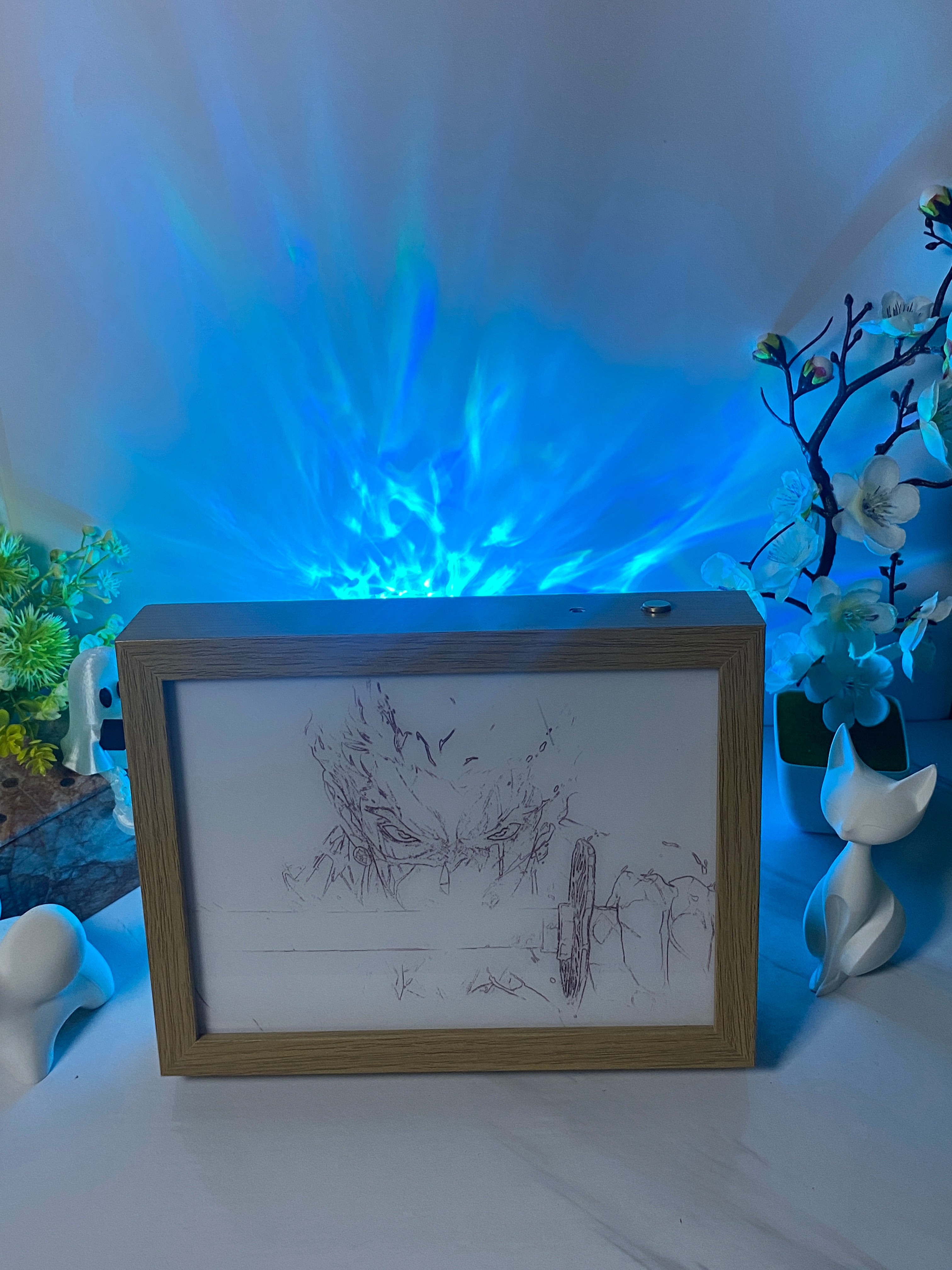 One Piece Anime Light Box Series – LED Light Painting Photo Frames & Wall Art