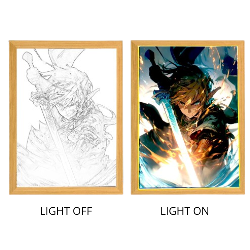 Legend of Zelda Light Box – LED Light Painting Photo Frames & Wall Art