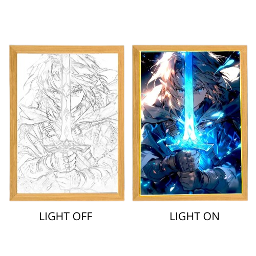 Legend of Zelda Light Box – LED Light Painting Photo Frames & Wall Art