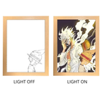 One Piece Anime Light Box Series – LED Light Painting Photo Frames & Wall Art