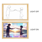 Your name Light Painting Anime Night Light Photo Frame Cartoon Led Lights Bedroom Home Decor Ramadan 2025 Friend Gift Moon Lamp 